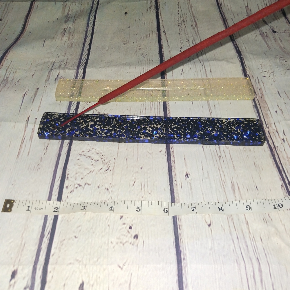 Incense Burner Tray This Listing is for the White Sparkly/Glitter Tray